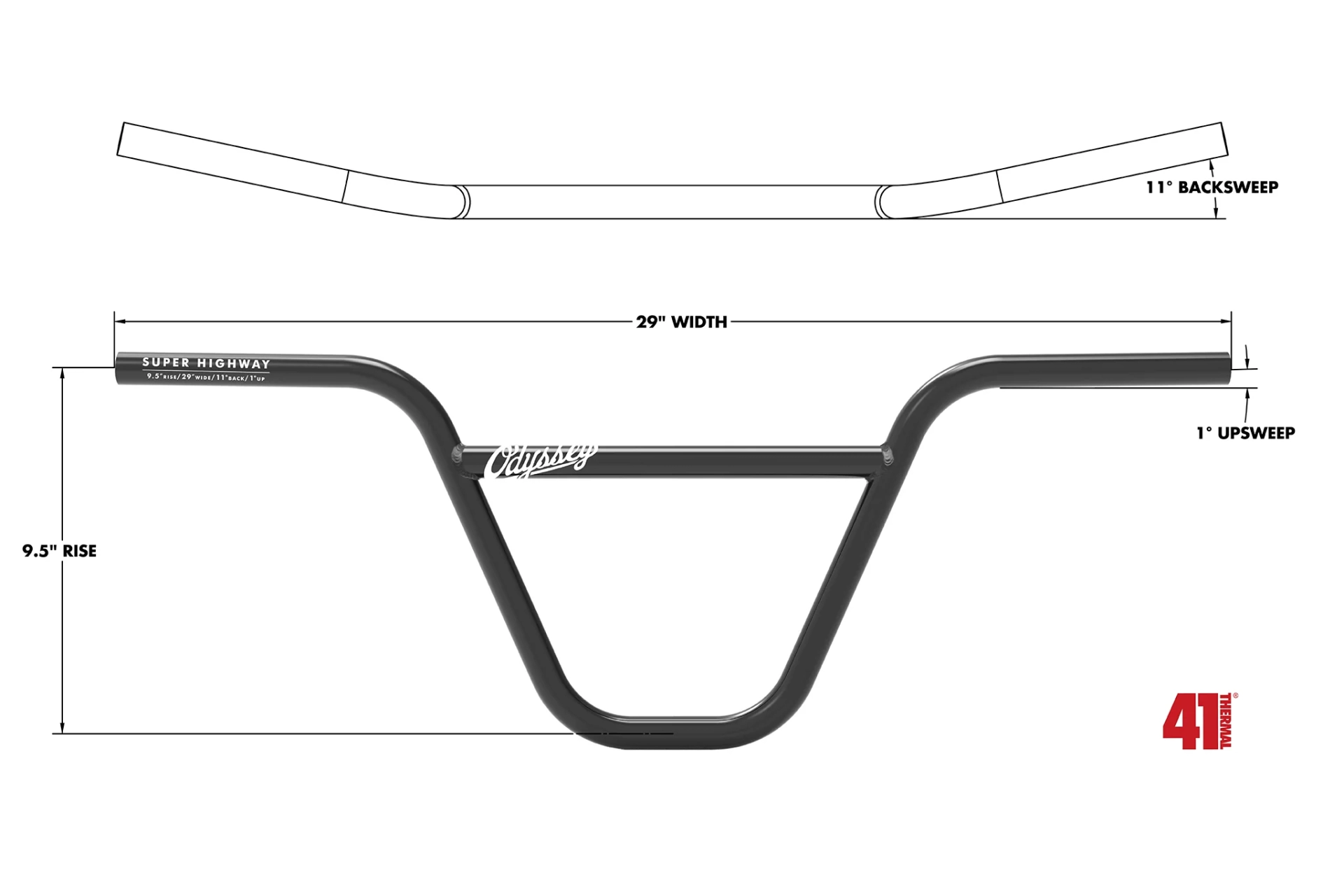 Руль Odyssey super highway 9.5″